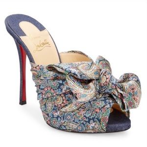 Christian Louboutin Moniquissima 120 Paisley/Denim